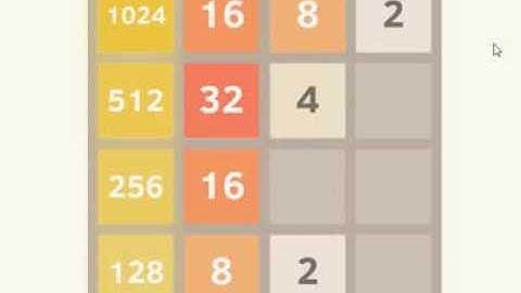 Very addictive game "2048".Solving and tip
