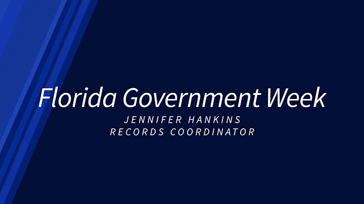 Florida Government Week 2021: Jennifer Hankins