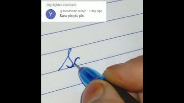 SARA name in cursive writing #viral #ytshorts #trending #viralvideo #shortsvideo