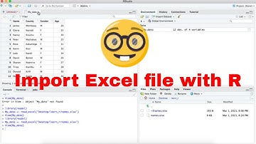 How to Read Excel file with R for data science - R Programming Tutorial