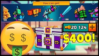 OPENING $400 WORTH OF SUPER CHESTS IN Pixel Gun 3D