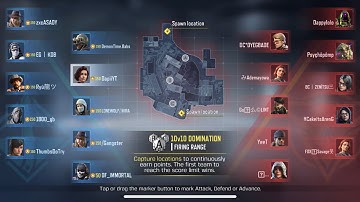 Private 10 v 10 Domination on Firing Range Cod Mobile