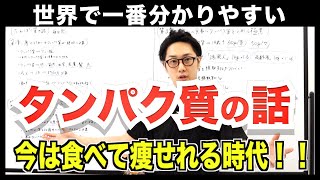 【※痩せたい人は観てください！】世界で一番分かりやすい「痩せる」ためのタンパク質の話