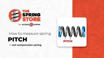 How to Measure Spring Pitch in Coil Compression Springs