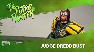 How to paint a Judge Dredd bust