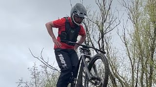 I took my downhill bike to a new opened bike park here’s what happened!