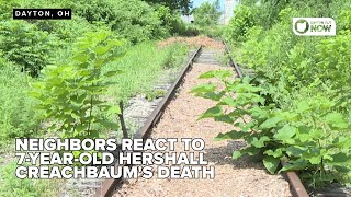 Neighbors react to 7-year-old Hershall Creachbaum's death