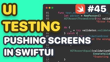 UI Testing Pushing To Screen In SwiftUI, How To Write UI Tests for Our DetailView