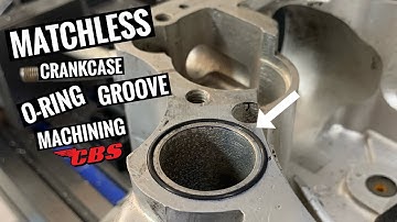 Matchless Crankcase O-Ring Groove Machining