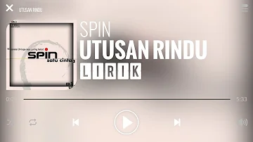 Spin - Utusan Rindu [Lirik]