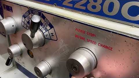 SHARP 22"/31" X 80" CC GAP BED ENGINE LATHE #5518