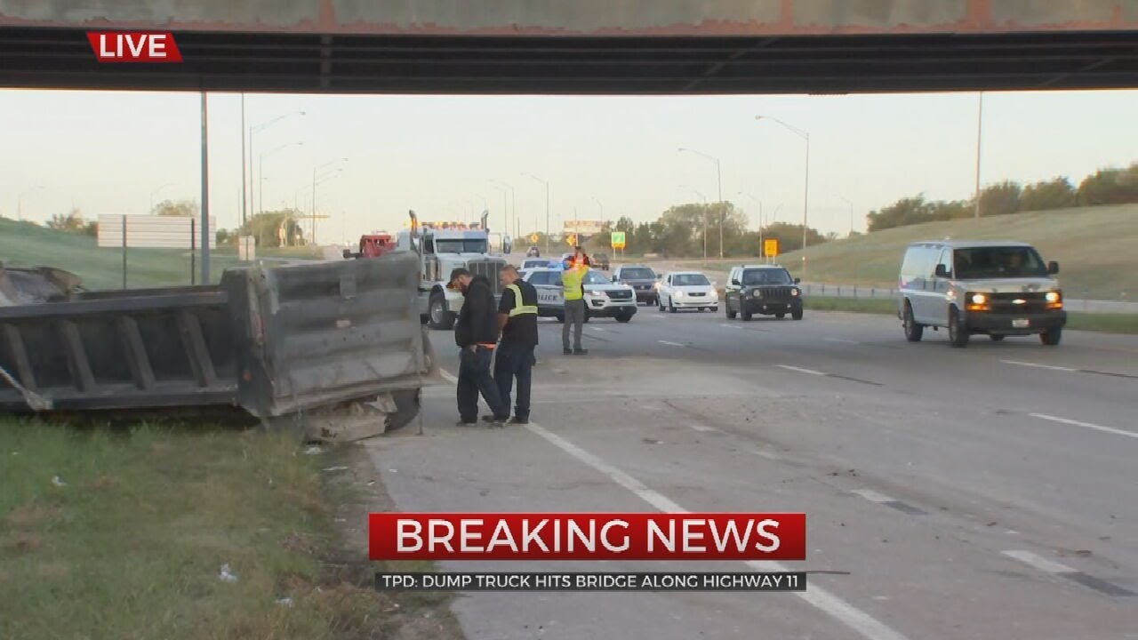 Dump Truck Hits Bridge Along Highway 11, ODOT Confirms - YouTube