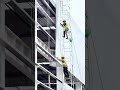 Wall panel installation is in progress.Professional Team With Strong Production Capacity #steel
