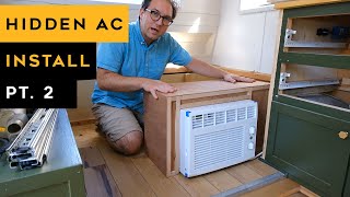 HIDDEN WINDOW UNIT install in my VINTAGE CAMPER