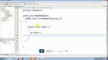 How to Calculate Sum of Natural Numbers in Java || StepUp Java || 2K18