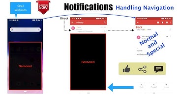 Android Notifications - Part 5, Handling Navigation | Special | Normal