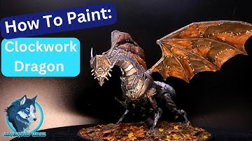How To Paint a WizKids Clockwork Dragon Mini