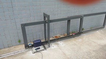 Telescopic sliding gate hardware kit