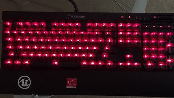 Corsair RGB Profile Request: Red Rainbow Typing