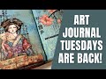 art journal flip through & new layout!