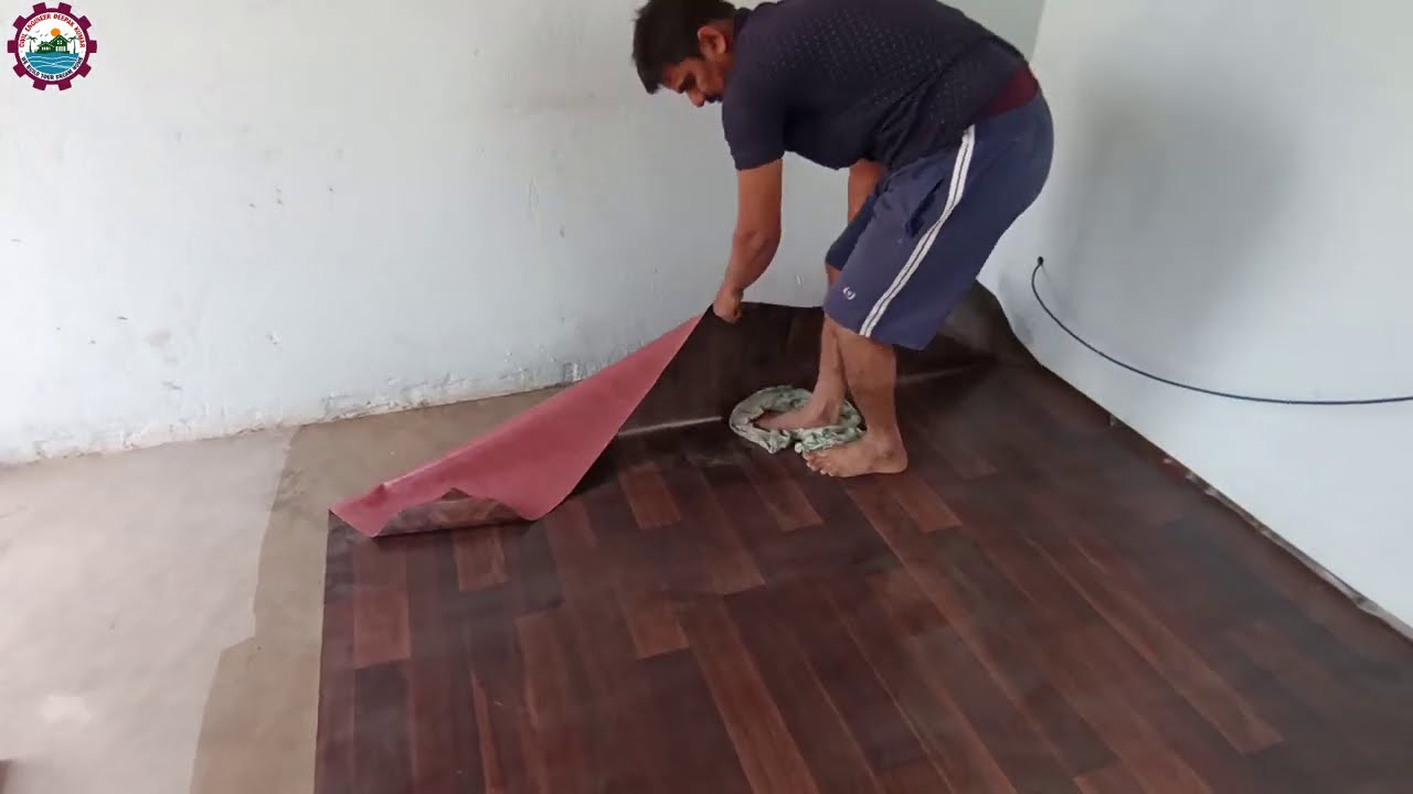 How to install floormat in floor, to lay vinyl sheet in flooring 