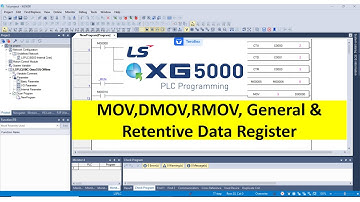 LS PLC Programming | MOV Instruction & Data Register | XG5000 Tutorial in Bangla