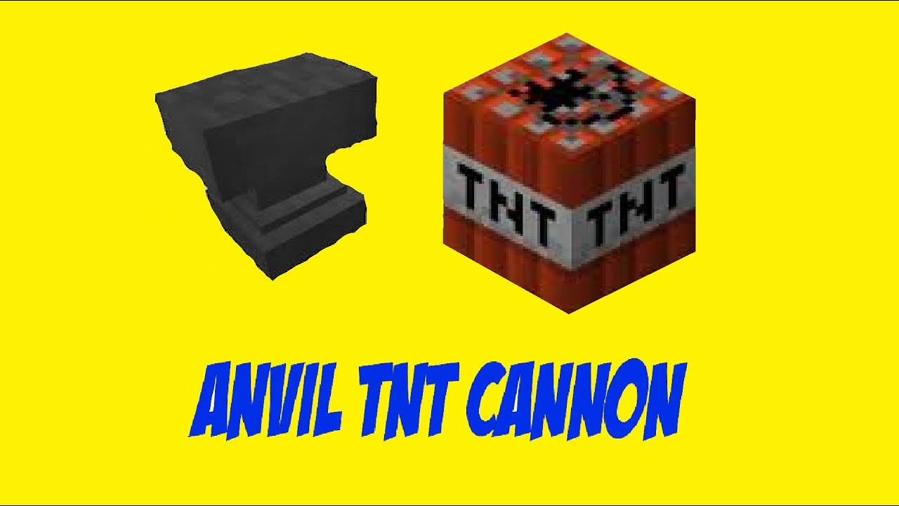 Random Anvil Random Redstone - Anvil Cannon - YouTube