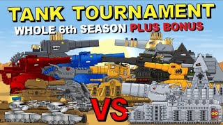 "Tank Tournament - whole 6th season plus Bonus" Cartoons about tanks