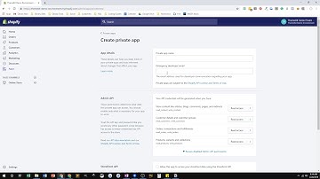 Theme Kit Private App Setup