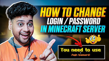How To Reset Password in Minecraft Server | Login Security Plugin | Aternos | Hindi