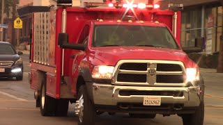 LACoFD Utility 15 responding