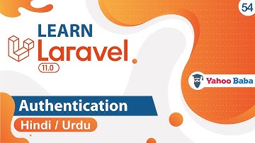 Laravel Authentication Tutorial in hindi Urdu