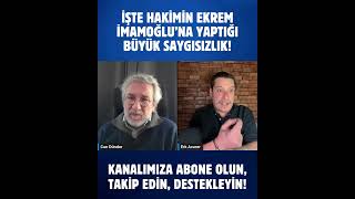 İşte Haki̇mi̇n Ekrem İmamoğluna Yaptiği O Büyük Saygisizlik Ğlu Ğlu
