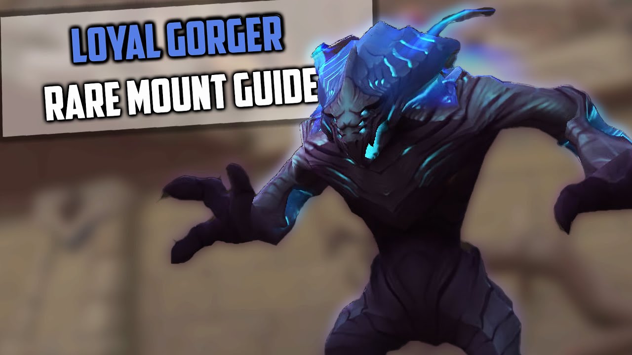 Loyal Gorger Rare Mount Guide Shadowlands Wow Impressionable Gorger Spawn Youtube