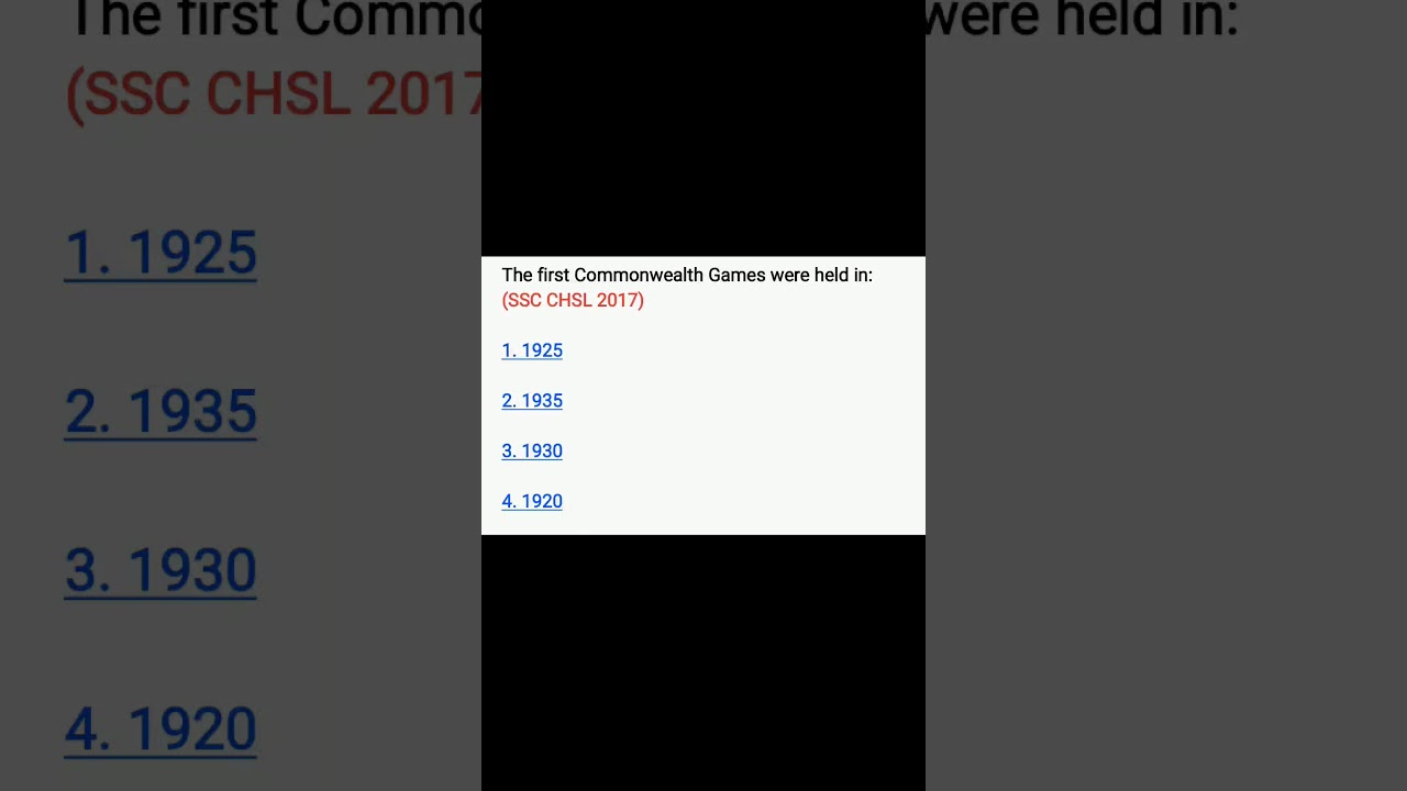 SSC CHSL Previous year questions / SSC CHSL 2017 GK question / SSC cgl previous year questions