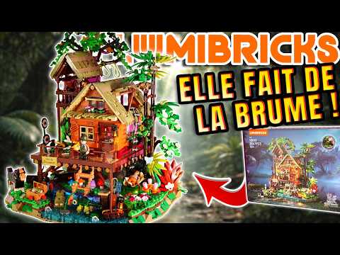 INCREDIBLE This LUMIBRICKS set makes real FOG! Misty Forest Cabin Retro House Set 10015