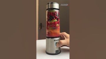 Check the portable blender!Perfect for shakes and smoothies.Compact 600ML design for on-the-go use.