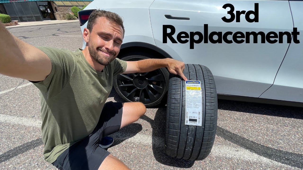 This is Why Tesla Tires are So Expensive (Another Flat)