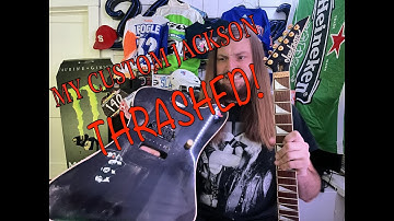 BRINGING MY CUSTOM JACKSON GUITAR BACK TO LIFE + EASY FLOYD ROSE SET-UP INSTRUCTIONS