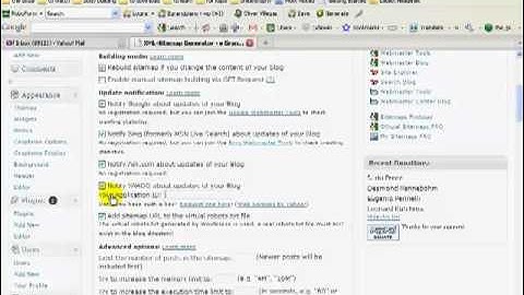 IMA 09 wordpress plugin - google xml sitemap
