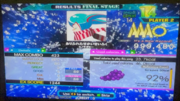 [DDR A20+] ありふれたせかいせいふく (ESP-14) 999,480 52p PFC