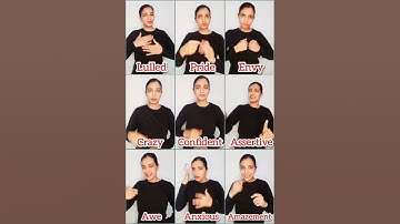 Learn basic words in English ISL