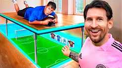 CONSTRUÍ UN CAMPO DE FUTBOL SECRETO PARA MESSI..
