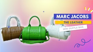 Marc Jacobs The Leather Mini Duffle Bag