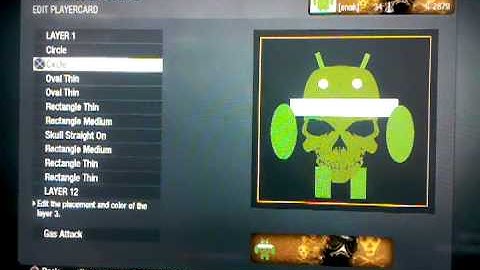 how to make android logo on call of duty black ops emblem creater