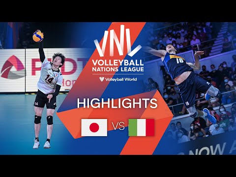 🇯🇵 JPN vs. 🇮🇹 ITA - Highlights Week 2 | Men's VNL 2022