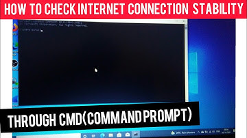 How to check Internet Connection Stability using Command Prompt in Hindi