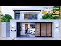 House Design | Modern House 2 Storey  | 8m x 9.5m with 4 Bedroom