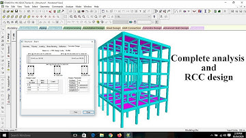 Analysis and Design of multistorey building by STAAD Pro - Software Application Lab