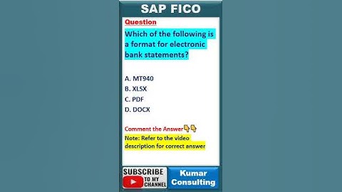 SAP S/4 HANA FICO Exam Question & Answer || SAP FICO Certification Question #sap #sapfico